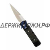 Нож Godson Satin Black Carbon Pro-Tech складной автоматический PT704